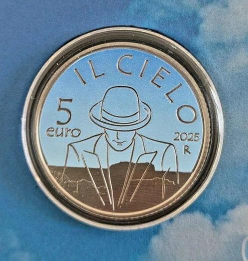 Italië. 5 Euro 2025 Il Cielo - di Renato Zero (Zonder, Postzegels en Munten, Munten | Europa | Euromunten