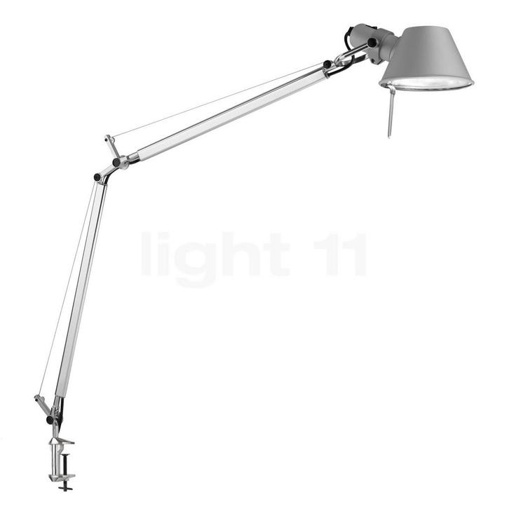 Artemide Tolomeo Tavolo, aluminium - met tafelklem, Huis en Inrichting, Lampen | Tafellampen, Nieuw, Verzenden