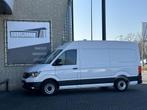 Volkswagen Crafter 35 2.0 TDI L3H3*A/C*CRUISE*3PERS*HAAK*TEL, Stof, Gebruikt, Volkswagen, Wit