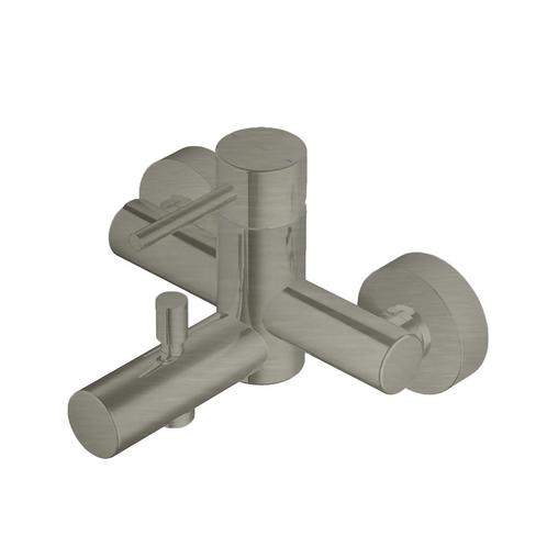 Badmengkraan Hotbath Buddy Opbouw 1-hendel Geborsteld Nikkel, Doe-het-zelf en Verbouw, Sanitair, Kraan, Nieuw, Ophalen of Verzenden