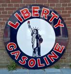 Liberty Gasoline Stalen Bord XL - Ø120cm, Huis en Inrichting, Ophalen, Gebruikt