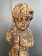 Beeld, Boegbeeld - 49 cm - Hout, Antiek en Kunst