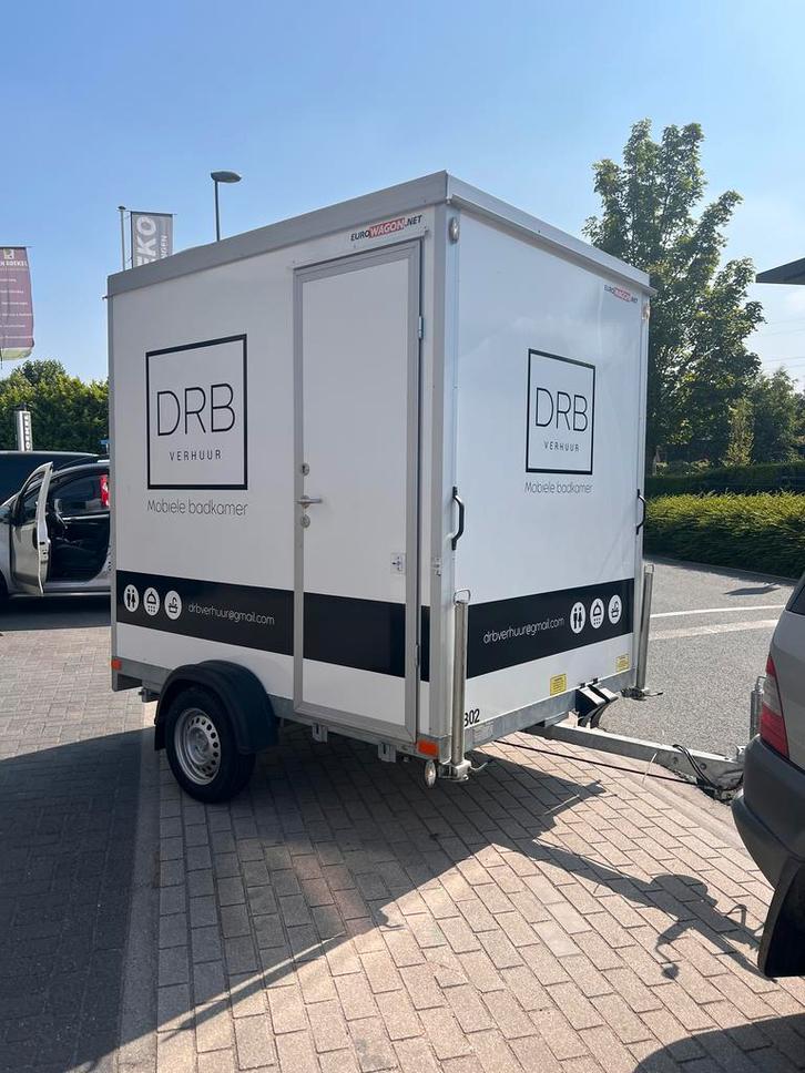 Mobiele badkamer te huur, Huis en Inrichting, Keuken | Complete keukens, Overige typen, Nieuw