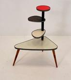 Bijzettafel - Hout - Retro Bloementafel / Bloementafel