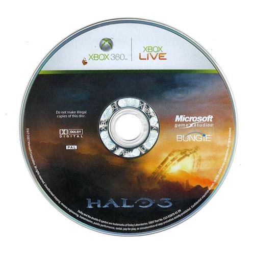 Halo 3 (losse disc) (Xbox 360), Spelcomputers en Games, Games | Xbox 360, Gebruikt, Vanaf 12 jaar, Verzenden