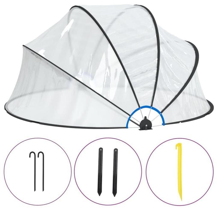 Zwembadoverkapping Rond 315cm - Retourdeal - 64% Korting!, Tuin en Terras, Zwembad-toebehoren, Nieuw, Afdekzeil, Ophalen of Verzenden