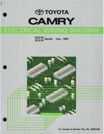 1991 TOYOTA CAMRY ELECTRISCHE SCHEMA WERKPLAATSHANDBOEK, Auto diversen, Handleidingen en Instructieboekjes