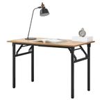 Eettafel bureau 120x60x75 - 76,4 cm opvouwbaar verstelbaar b, Huis en Inrichting, Nieuw, Verzenden