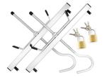 Complete ladderklem set met hangslot - veilig en gemakkel..., Doe-het-zelf en Verbouw, Ladders en Trappen, Nieuw, Ophalen of Verzenden