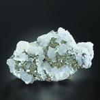 848 g uitstekende PYRIET met CALCIET uit de Stan Terg-mijn,, Verzamelen, Mineralen en Fossielen