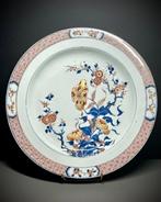 NIET BIEDEN - GROOT EN MOOI Chinees bloemmotief Imari bord,