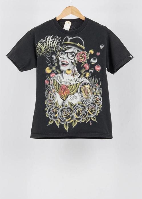 Vintage Sullen Art Collective T-shirt in Black size M, Kleding | Heren, T-shirts, Ophalen of Verzenden