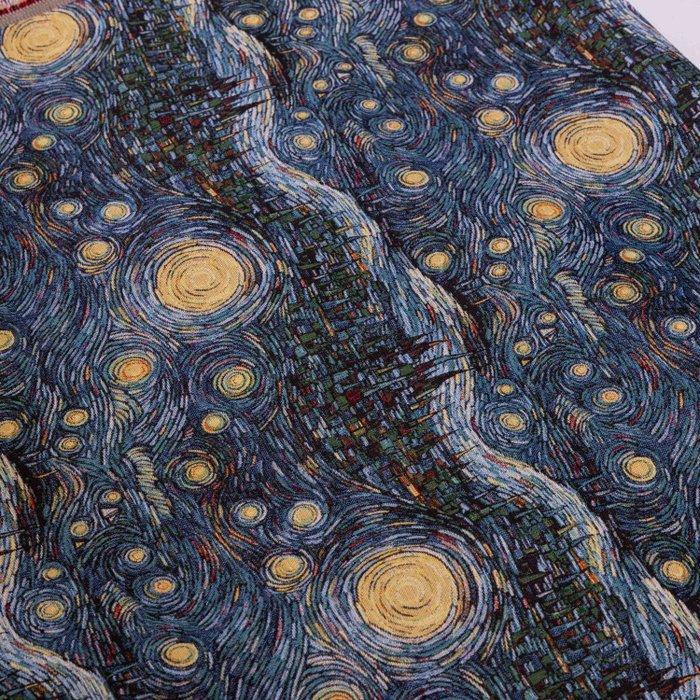 AA087 - Kostbaar gobelin - Sterrennacht - Textiel - 280 cm -, Antiek en Kunst, Antiek | Kleden en Textiel