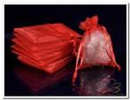 Giftbag organza Rood9*13 cm. Giftbag organza Rood9*13, Ophalen of Verzenden, Nieuw