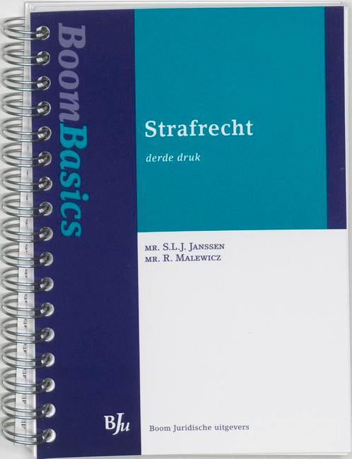 Boom Basics Strafrecht / Boom basics 9789054546146, Boeken, Wetenschap, Gelezen, Verzenden