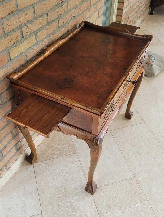 Bijzettafel - Wortelnotenhout - Theetafel, Antiek en Kunst, Curiosa en Brocante