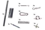 Platinum bevestigingsmaterialen schaduwdoek combinatiepakket, Verzenden, Nieuw