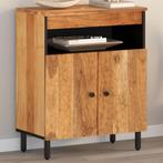 vidaXL Bijzetkast 60x33x75 cm massief acaciahout, Huis en Inrichting, Kasten | Buffetkasten, Verzenden, Nieuw, 50 tot 100 cm, Minder dan 100 cm