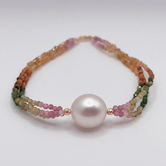 Zonder Minimumprijs - Armband - 18 karaat Geel goud Parel -, Sieraden, Tassen en Uiterlijk, Armbanden