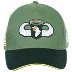 Baseballcap 101st Airborne - Groen met Zwarte klep NIEUW, Ophalen of Verzenden, Nieuw