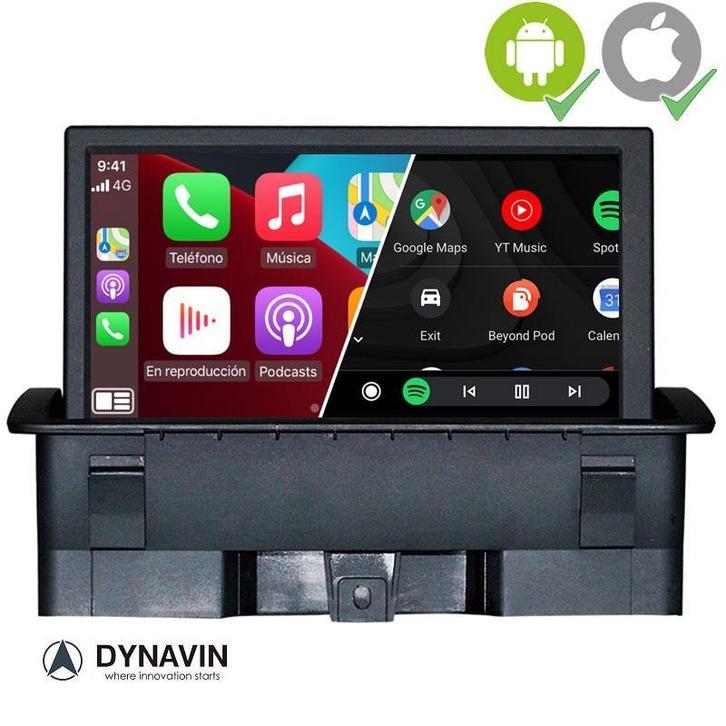 Audi Q3 navigatie carkit android 13 carplay touchscreen, Auto diversen, Autoradio's, Nieuw, Ophalen of Verzenden