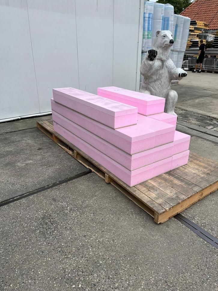 Restpartij!! Kantplank 10 mm grijs 300x2000 mm | MP DIVERS, Doe-het-zelf en Verbouw, Isolatie en Afdichting, 12 cm of meer, 15 m² of meer