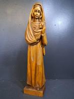 Beeld, Heilige Maria met kindje Jezus - 50 cm - Hout
