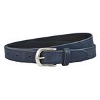 Landley Dames Riem Leer Gestikt - 2,5 cm - Blauw - 85, Kleding | Dames, Riemen en Ceinturen, Verzenden, Nieuw, 100 cm of meer