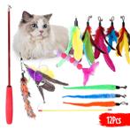 Kattenspeelgoed - Kattenspeeltjes - 12 stuks, Dieren en Toebehoren, Kattenspeelgoed, Nieuw, Verzenden