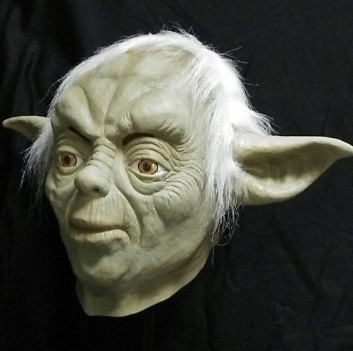 Yoda masker Deluxe (Star Wars), Hobby en Vrije tijd, Feestartikelen, Nieuw, Verzenden