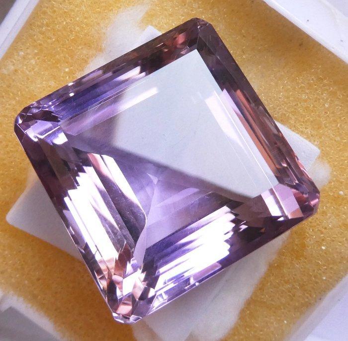 Amethist - 92.48 ct - Instituto Gemólogico Español (IGE), Sieraden, Tassen en Uiterlijk, Edelstenen