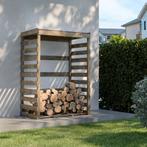 Haardhout Berging Columbus met Bitumen Dak 120 cm, Tuin en Terras, Haardhout, Verzenden, Elzenhout