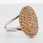 Ring - 14 karaat Witgoud - 0.90ct. tw. - diamanten ring, Sieraden, Tassen en Uiterlijk, Ringen, Nieuw