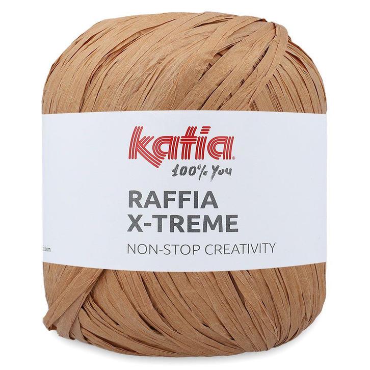 Katia Raffia X-Treme - 103 Camel - Biologische Viscose Lin, Hobby en Vrije tijd, Breien en Haken, Ophalen of Verzenden