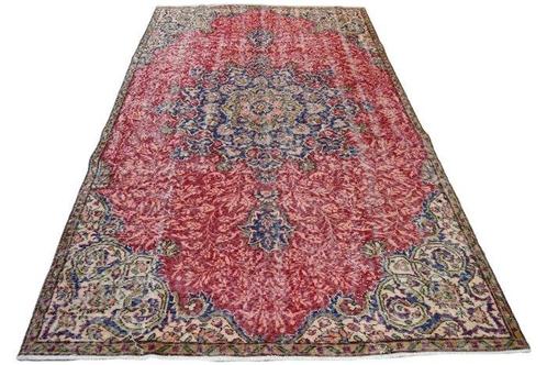 Rood koninklijk Vintage - Tapijt - 288 cm - 160 cm - Met, Huis en Inrichting, Stoffering | Tapijten en Kleden
