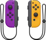 Nintendo Switch Joy-Con Controller paar - Neon Lila en Neon, Kinderen en Baby's, Nieuw, Verzenden