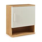 Badkamer wandkast Ferrersp 50x45x24 cm eikenkleurig en haver, Verzenden, Nieuw