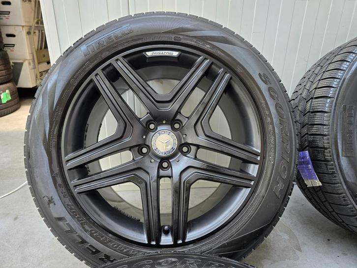 Mercedes G klasse AMG 20 inch winterbanden 5x130 Satin Black, Auto-onderdelen, Banden en Velgen, 20 inch, Winterbanden, 275 mm