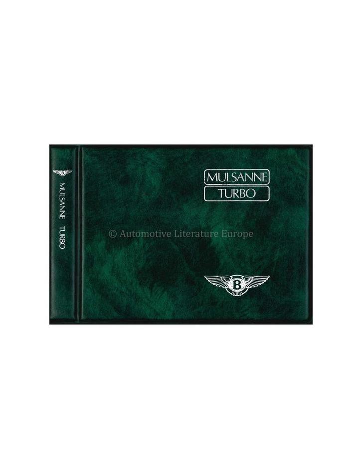 1982-1985 BENTLEY MULSANNE TURBO BOORDMAP, Auto diversen, Handleidingen en Instructieboekjes