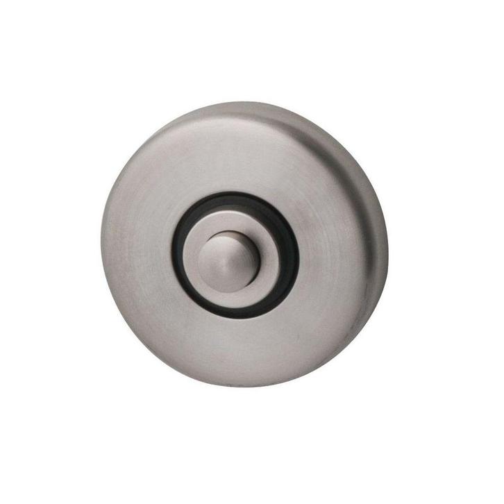 Beldrukker PBA rond - RVS, Huis en Inrichting, Deurbellen, Nieuw, Verzenden