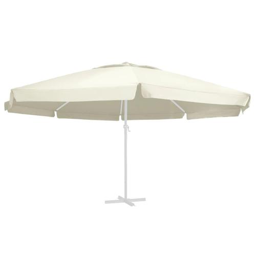 vidaXL Vervangingsdoek voor parasol 600 cm zandkleurig, Tuin en Terras, Zonneschermen, Nieuw, Verzenden