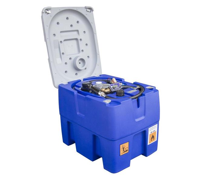 Dieseltank mobiel Tech tank 220 liter + 24v pomp, Zakelijke goederen, Machines en Bouw | Pompen en Compressoren, Verzenden