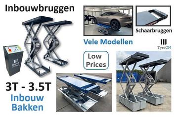 Inbouw Hefbrug Autobrug Schaarhefbrug Schaarbrug 3T – 3.5T beschikbaar voor biedingen