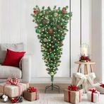 vidaXL Ondersteboven kunst kerstboom met ballenset Groen 150, Diversen, Kerst, Verzenden, Nieuw