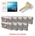 M&C 9 x Matrix Cilinder SKG*** met CERTIFICAAT, Doe-het-zelf en Verbouw, Verzenden, Nieuw