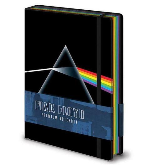 Pink Floyd Dark Side of the Moon - Premium A5 Notitieboek, Verzamelen, Muziek, Artiesten en Beroemdheden, Gebruiksvoorwerp, Nieuw