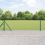vidaXL Euro Tuinafscheiding met 13 Flenspalen 0,4 x 50 m, Verzenden, Nieuw, IJzer