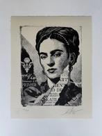 Shepard Fairey (OBEY) (1970) - Shepard Fairey - Frida Khalo, Antiek en Kunst, Kunst | Schilderijen | Modern