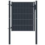 Poort 100x81 cm staal antraciet (Hekwerken, Tuin en Terras), Tuin en Terras, Tuinhekken en Hekwerk, Nieuw, Verzenden