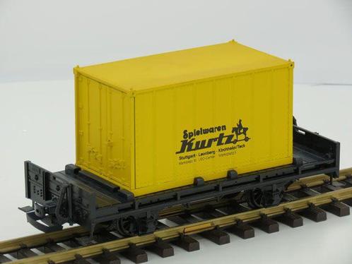 LGB 20531 Kurtz containerwagen (Goederenwagons Standaard), Hobby en Vrije tijd, Modeltreinen | Overige schalen, Overige typen